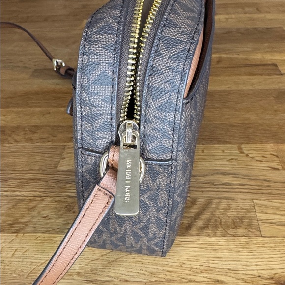 Michael Kors Signature Brown and Tan Crossbody Bag - Picture 5 of 5